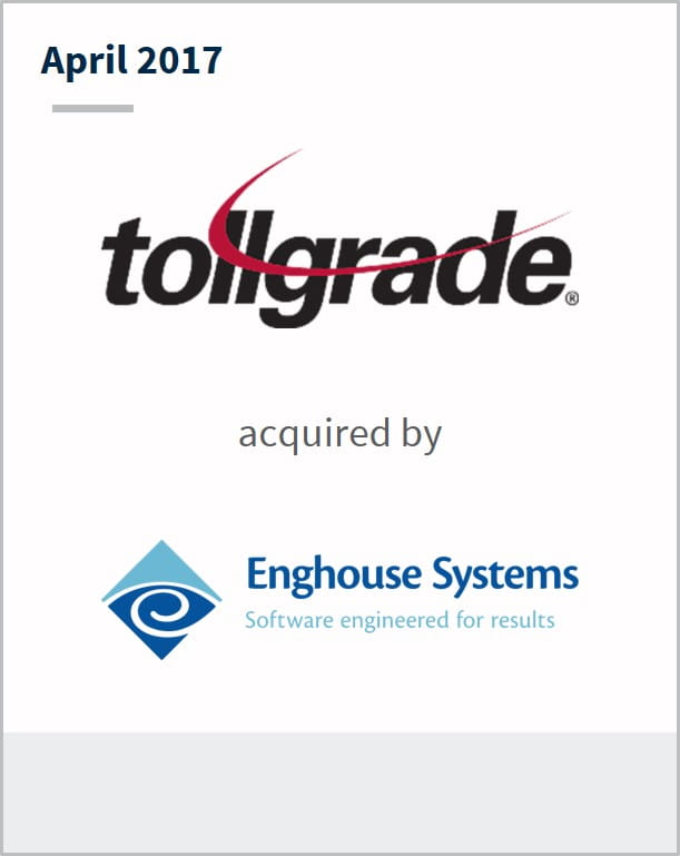 April 2017 Tollgrade Communications has been acquired by Enghouse Systems