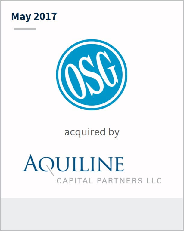 May 2017 OSG Billing Services has been acquired by Aquiline Capital Partners