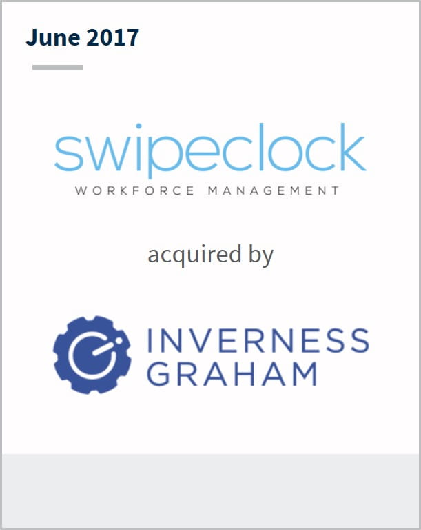 June 2017 Swipeclock has been acquired by Inverness Graham