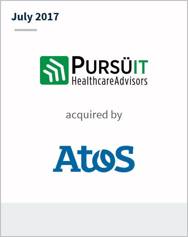 July 2017 Pursuit Health Advisors has been acquired by Atos