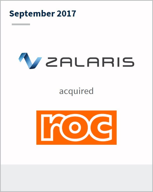 September 2017 Zalaris has acquired ROC
