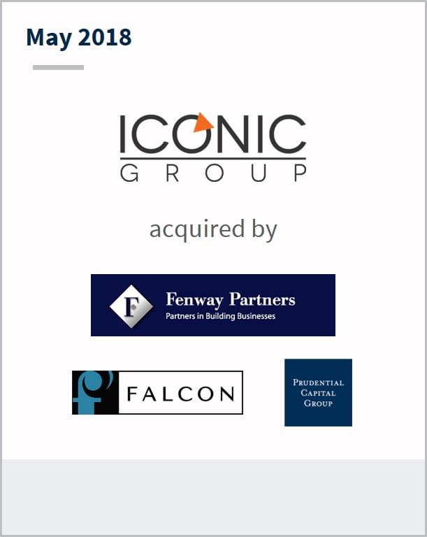 May 2018 Iconic Group has been acquired by Fenway Partners