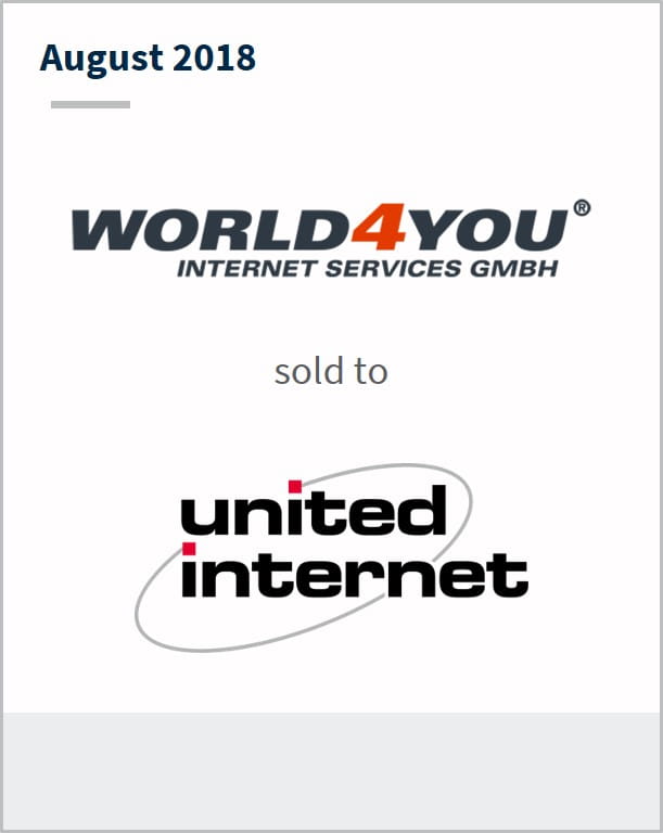 August 2018 World4You sold to United Internet