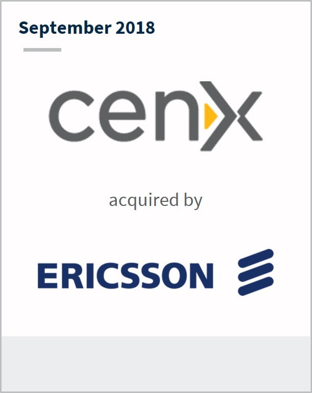 September 2018 CENX has been acquired by Ericsson