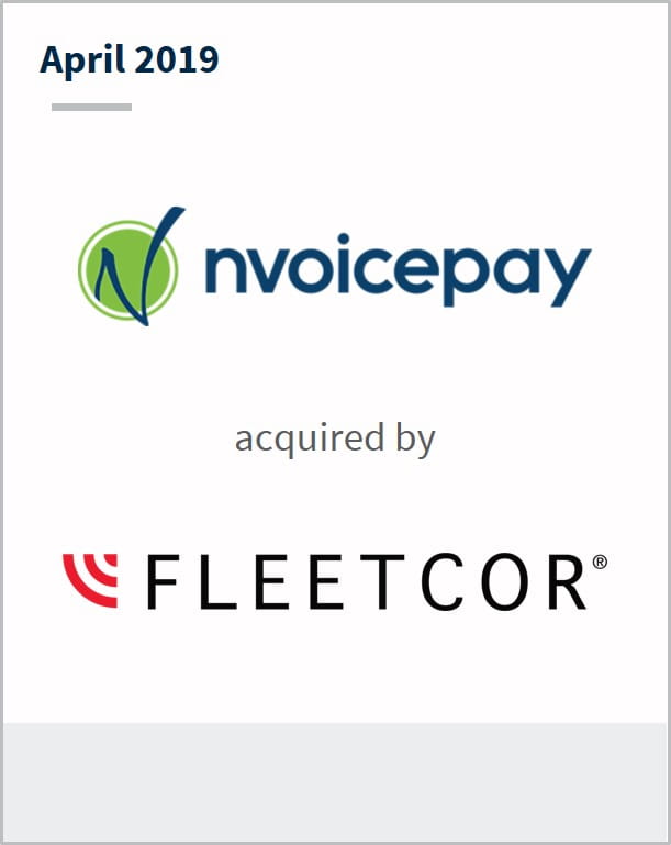 April 2019 nvoicepay has been acquired by Fleetcor