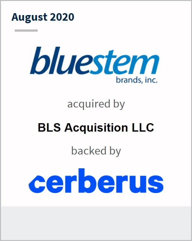August 2020 Bluestem Brands Inc has been acquired by BLS Acquisition LLC backed by Cerberus