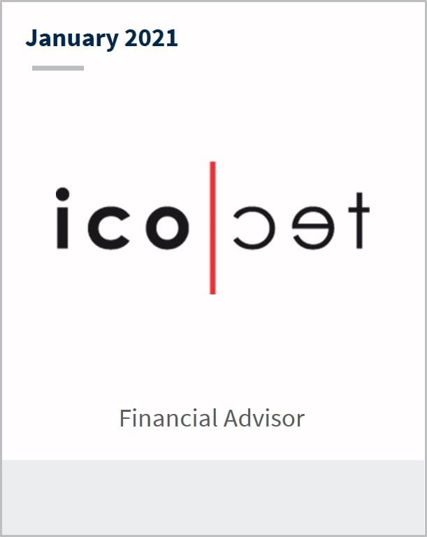 January 2021 Icotec Financial advisor