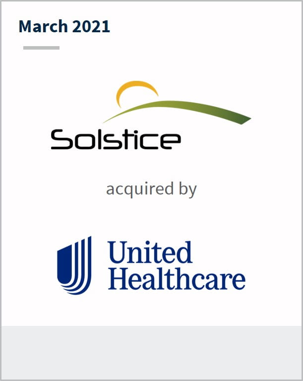 March 2021 Solstice Benefits has been acquired by United Healthcare