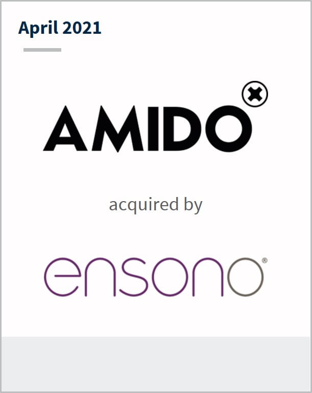 April 2021 Amido has been acquired by Ensono