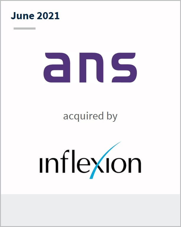 June 2021 Ans has been acquired by Inflexion