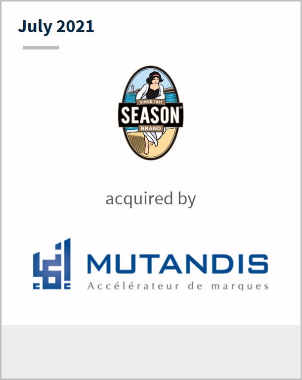 July 2021 Season has been acquired by Mutandis